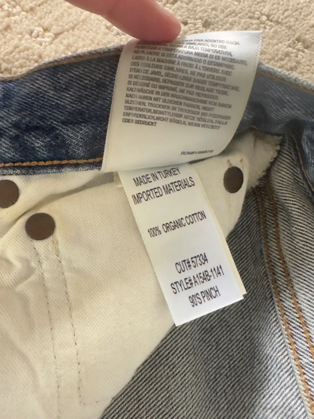 AGOLDE The 90's Pinch Waist Jeans  - Size 26 - Picture 9 of 11